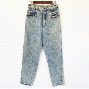 vintage light blue acid wash Gitano high waisted mom jeans skater baggy jeans